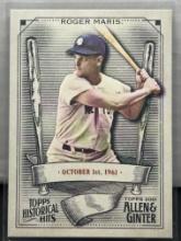 Roger Maris 2021 Topps Allen and Ginter Historical Hits Insert #HH-20