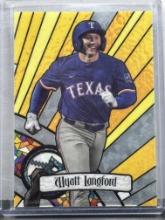 Wyatt Langford 2023 Bowman Draft Stained Glass Insert #BGA-3