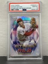 Shohei Ohtani 2023 Topps Chrome Stars of MLB Refractor Insert PSA 10 GEM MINT #SMLBC21