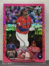 Josh Bell 2023 Topps Chrome Magenta Mini Diamond (#42/350) Refractor #136