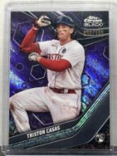 Triston Casas 2023 Topps Chrome Black Purple Mini Diamond (#30/150) Rookie RC #24