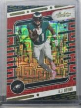 AJ Brown 2024 Panini Absolute Spectrum (#60/499) Red #87
