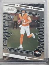 Bo Nix 2024 Panini Absolute Rookie RC #112