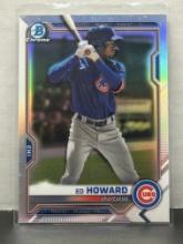 Ed Howard 2021 Bowman Chrome Refractor #BDC-198
