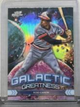 Rod Carew 2024 Topps Chrome Cosmic Galactic Greatness Refractor Insert #GG-20