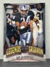 Bo Jackson 2024 Topps Chrome Legends of the Gridiron Insert #LOG-4