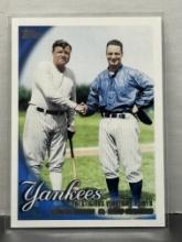 Babe Ruth Lou Gehrig 2010 Topps #637