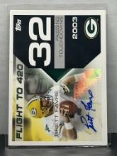 Brett Favre 2008 Topps Flight to 420 (#12/32) Auto #BFCA-13