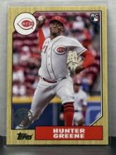 Hunter Greene 2022 Topps 1987 Design Rookie RC Insert #87TBU-2