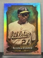 Rickey Henderson 2024 Topps Allen and Ginter Foil Parallel #256