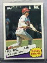 Pete Rose 1985 Topps Record Breaker #6