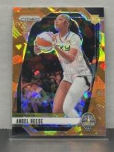 Angel Reese 2024 Panini Prizm Orange Cracked Ice Prizm Rookie RC #10
