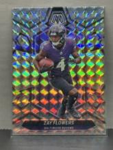 Zay Flowers 2024 Panini Mosaic Silver Mosaic Prizm #17