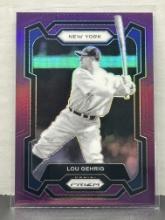 Lou Gehrig 2024 Panini Prizm Purple (#91/99) Prizm #109