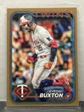Byron Buxton 2024 Topps (#1825/2024) Gold #94