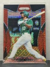 Marcus Semien 2019 Panini Prizm Red Mojo (#126/299) Prizm #217