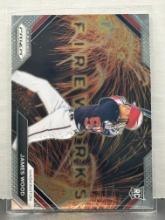 James Wood 2024 Panini Prizm Fireworks Rookie RC Insert #7