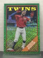 Byron Buxton 2023 Topps Chrome 1988 Design Green Mojo (#31/99) Refractor Insert #T88C-89