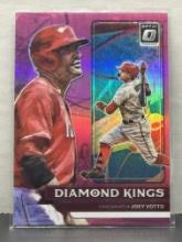 Joey Votto 2022 Panini Donruss Optic Diamomnd Kings Pink Prizm Insert #23
