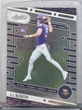 JJ MCCarthy 2024 Panini Absolute Rookie RC #110