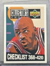 Michael Jordan 1994 Upper Deck Collector's Choice Checklist #420