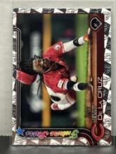 Elly De La Cruz 2025 Topps Future Stars Silver Border #150