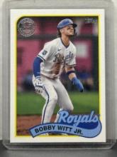 Bobby Witt Jr. 2024 Topps 1989 Design Insert #89US-48