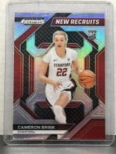 Cameron Brink 2024 Panini Prizm Draft Picks New Recruits Silver Prizm Rookie RC Insert #5
