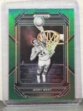 Jerry West 2023 Panini Prizm Draft Picks Green Prizm #81