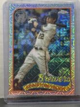 Christian Yelich 2025 Topps Chrome 1990 Design Mojo Refractor Insert #T89C-77