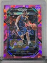 Dirk Nowitzki 2022-23 Panini Prizm Pink Cracked Ice Prizm #298