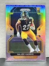 Najee Harris 2021 Panini Prizm Image Variation Silver Prizm Rookie RC #V-343