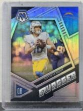Justin Herbert 2023 Panini Mosaic Swagger Silver Prizm Insert #SS-JH