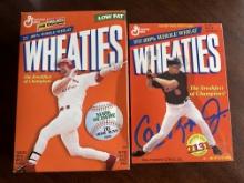 Mark McGwrie Cal Ripken Jr. Lot of 2 Unopened Wheaties Box w/ Cereal