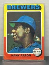 Hank Aaron 1975 Topps #660