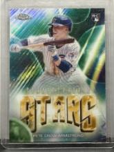 Pete Crow-Armstrong 2024 Topps Chrome Stratospheric Stars Refractor Rookie RC Insert #SSC-34