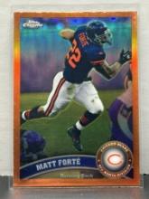 Matt Forte 2011 Topps Chrome Orange Refractor #83