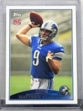 Matthew Stafford 2009 Topps Rookie RC #430