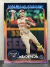 Gunnar Henderson 2024 Topps Chrome Rookie Cup All Star Game Refractor Insert #ASGC-5