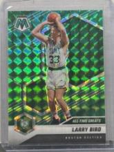 Larry Bird 2020-21 Panini Mosaic Green Mosaic Prizm #295