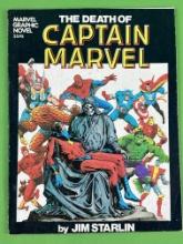 Marvel Graphic Novel 1, Death of Captain Marvel, 1982, 2nd print, Cover art inspired by Michelangelo