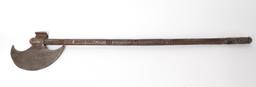 Oversized Engraved Indian Tabar Axe