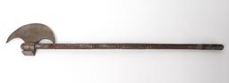 Oversized Engraved Indian Tabar Axe