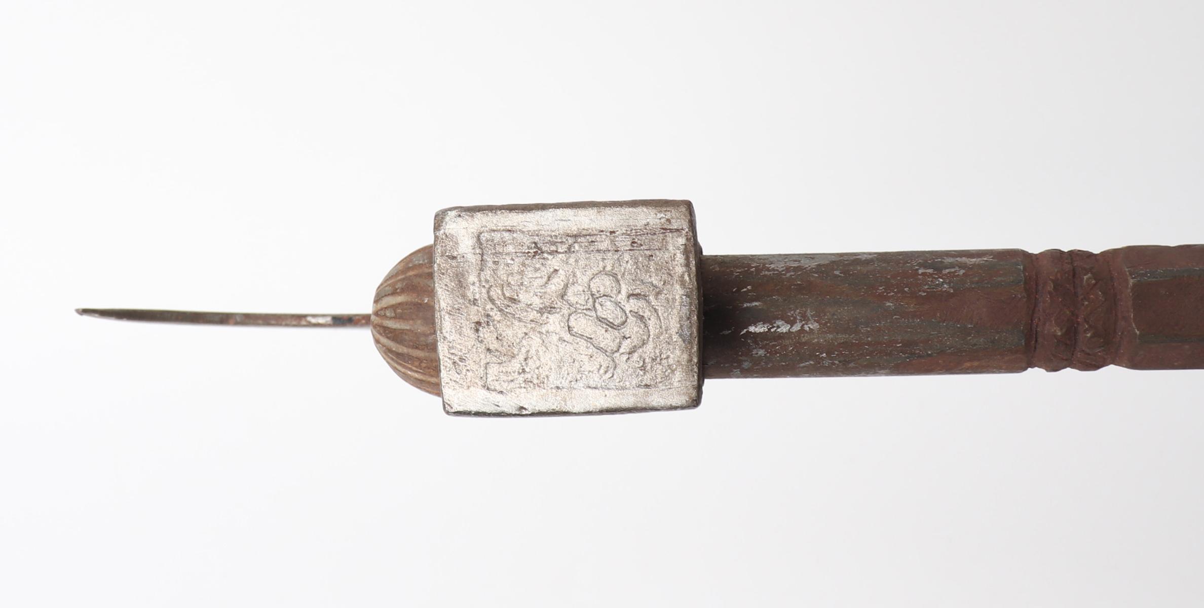Oversized Engraved Indian Tabar Axe