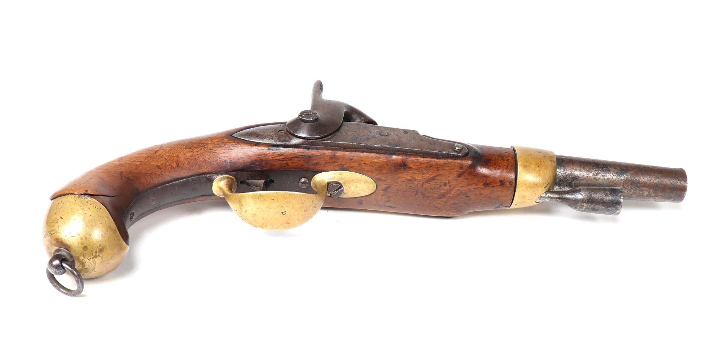French Model 1816 / 1822 Conversion Cavalry Pistol, .69 caliber