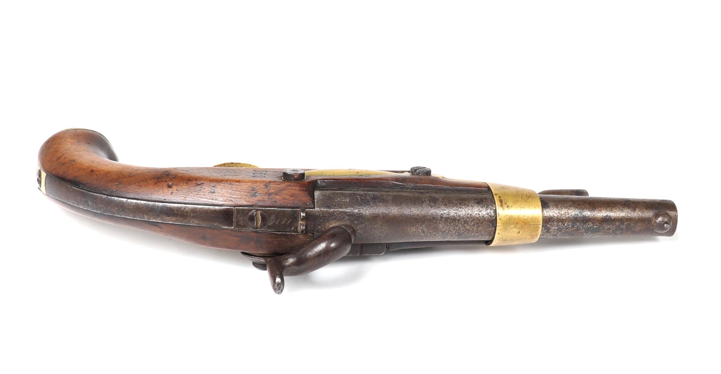 French Model 1816 / 1822 Conversion Cavalry Pistol, .69 caliber