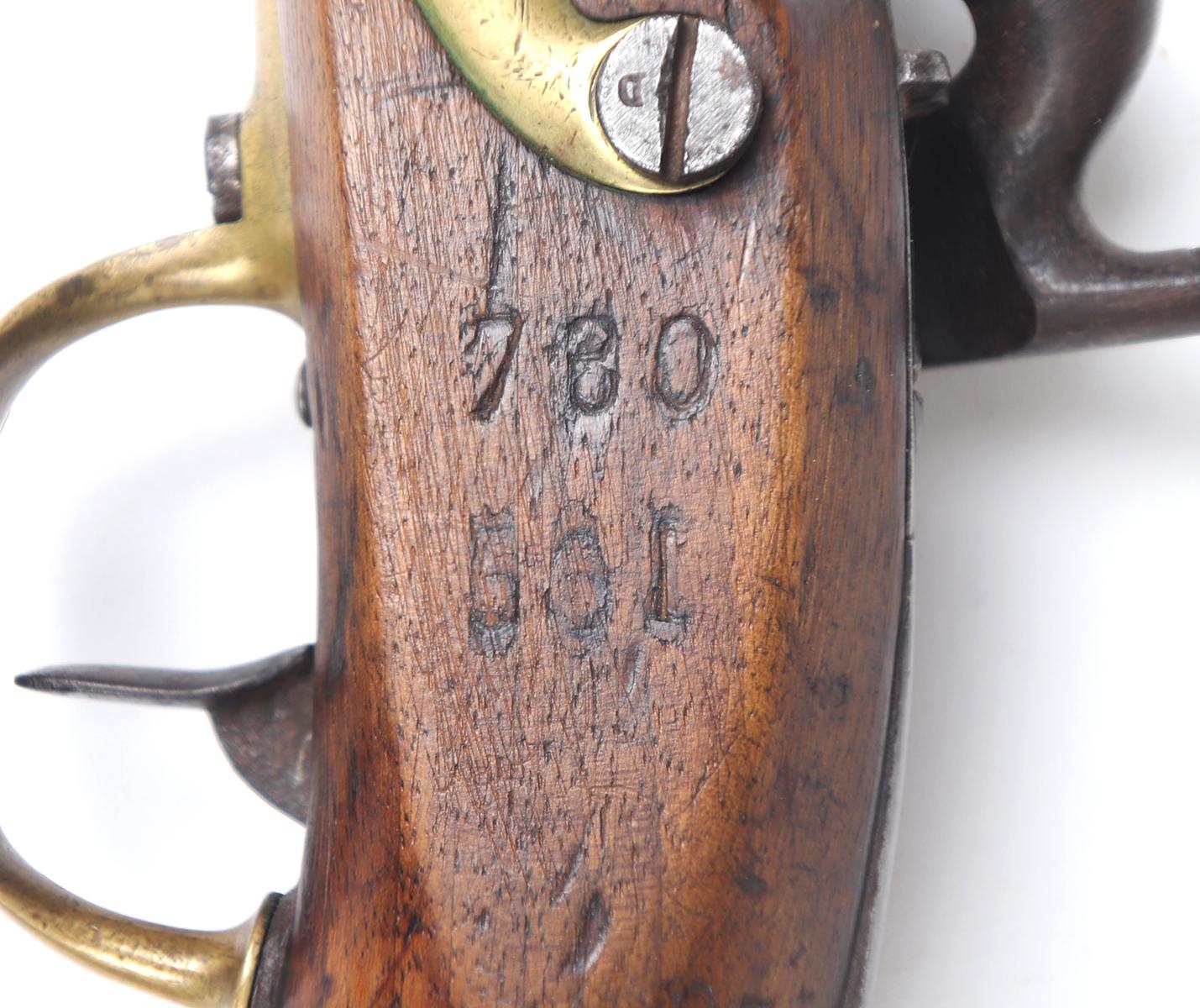 French Model 1816 / 1822 Conversion Cavalry Pistol, .69 caliber