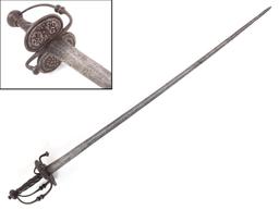 German Broad/Hanger Sword, 17th century