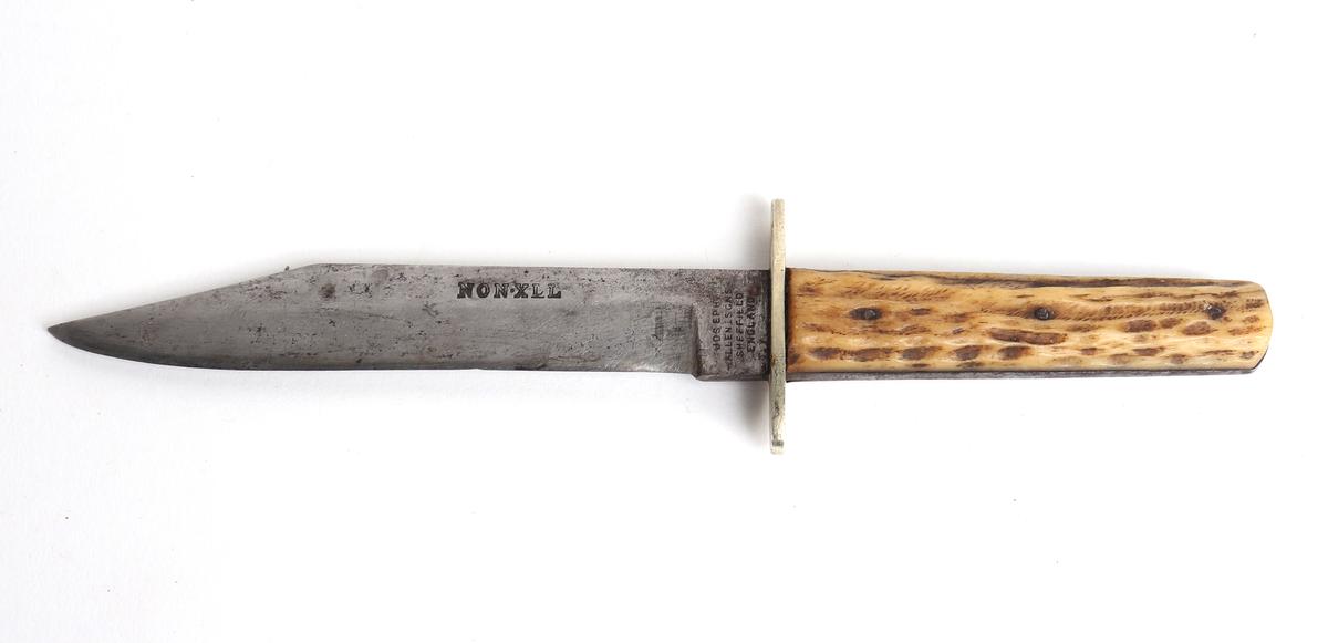 Antique Hunting Bowie Knife, Joseph Allen & Sons Sheffield England