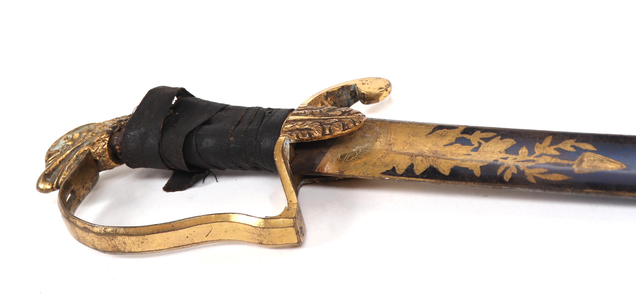 American Eagle Head Pommel Calvary Sword, C. 1805-1820